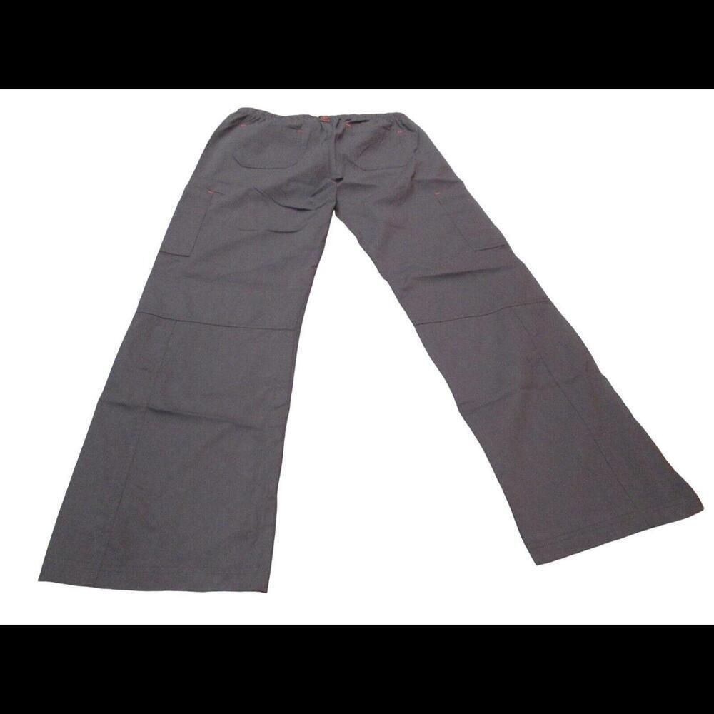 Maevn Womens Gray Uniform Medical Scrub Pants Nurse Work Wear Size S - Picture 2 of 10